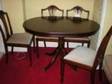 Top Quality Dining Room Table with 4 Chairs as New. top....