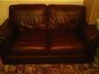 Two seater leather sofa Two seater real leather sofa, ....